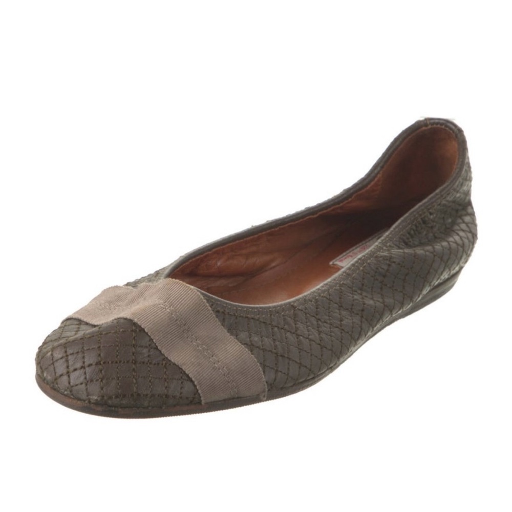 Lanvin leather ballet flats